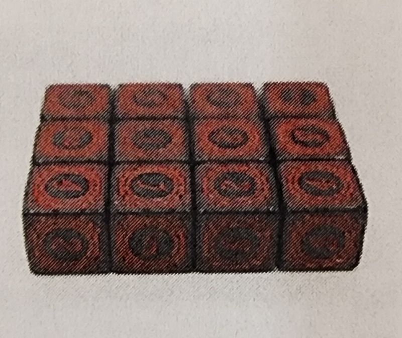 12 piece d6 magic burst red