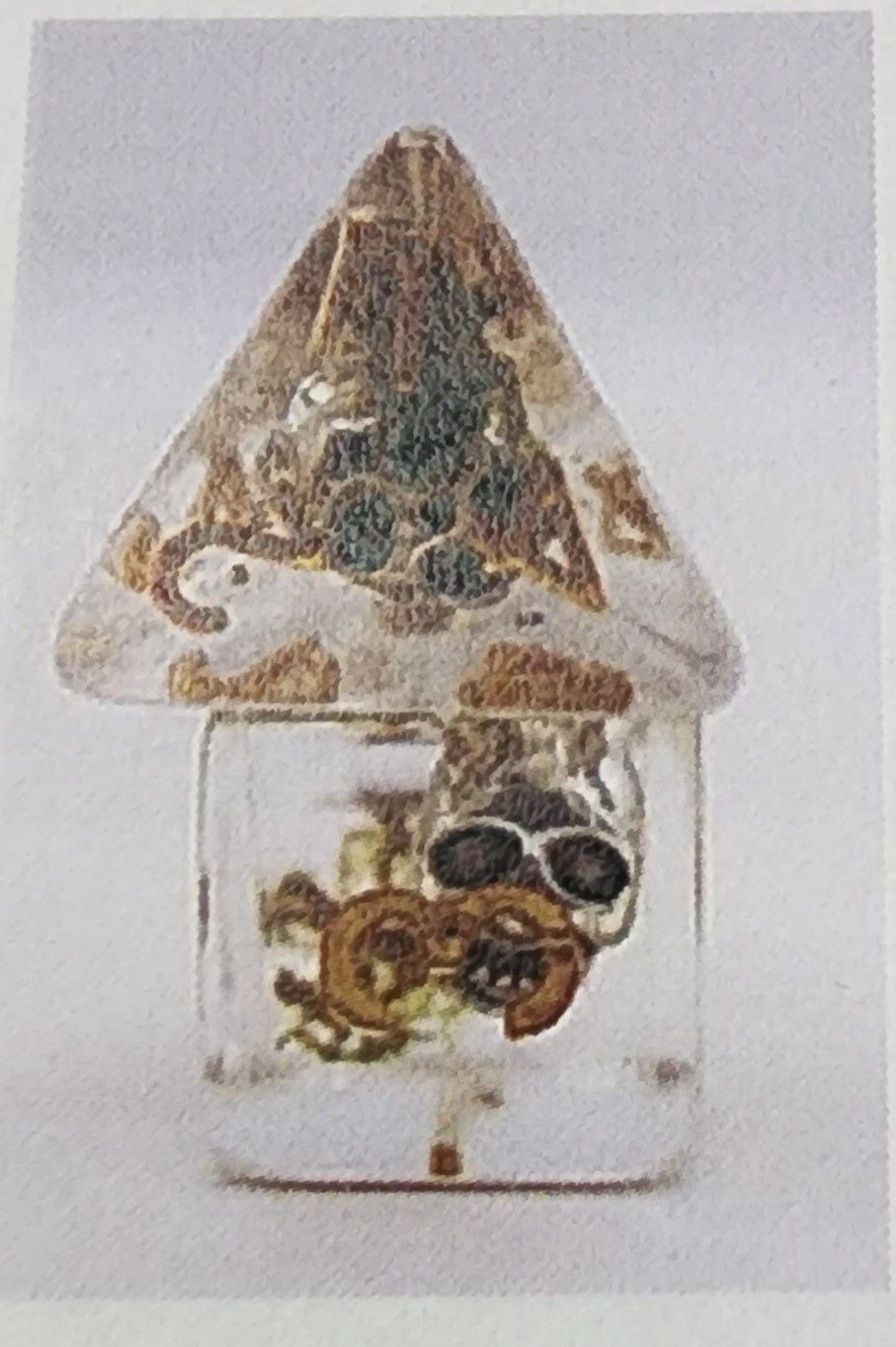 SILVER PIRATE SKULL RPG DICE SET