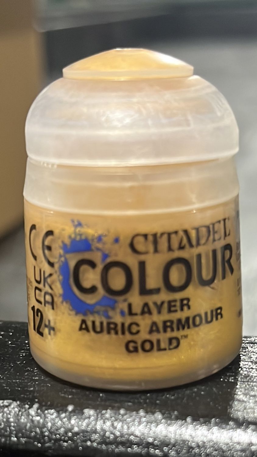 CITADEL COLOUR LAYER: AURIC ARMOUR GOLD
