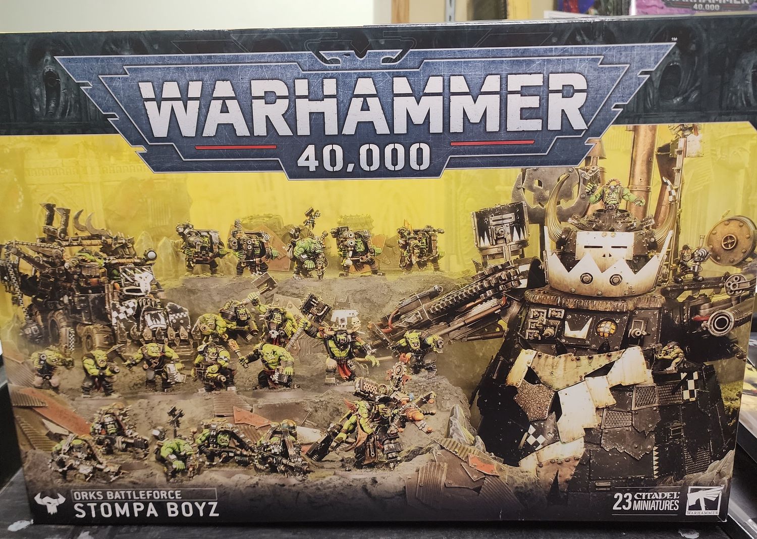 WARHAMMER 40K ORK BATTLE FORCE STOMPA BOYZ