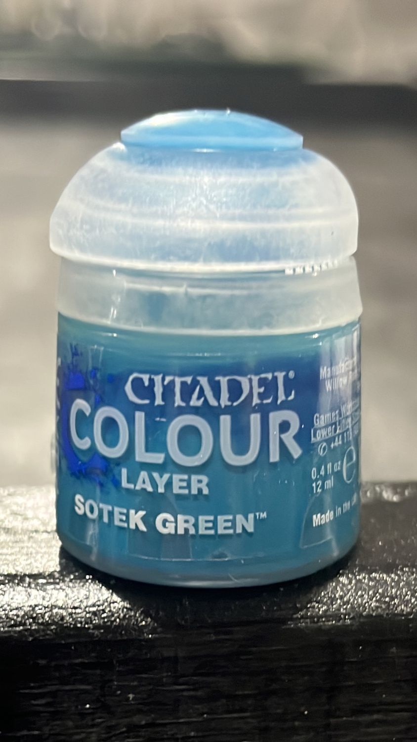 CITADEL COLOUR LAYER: SOTEK GREEN