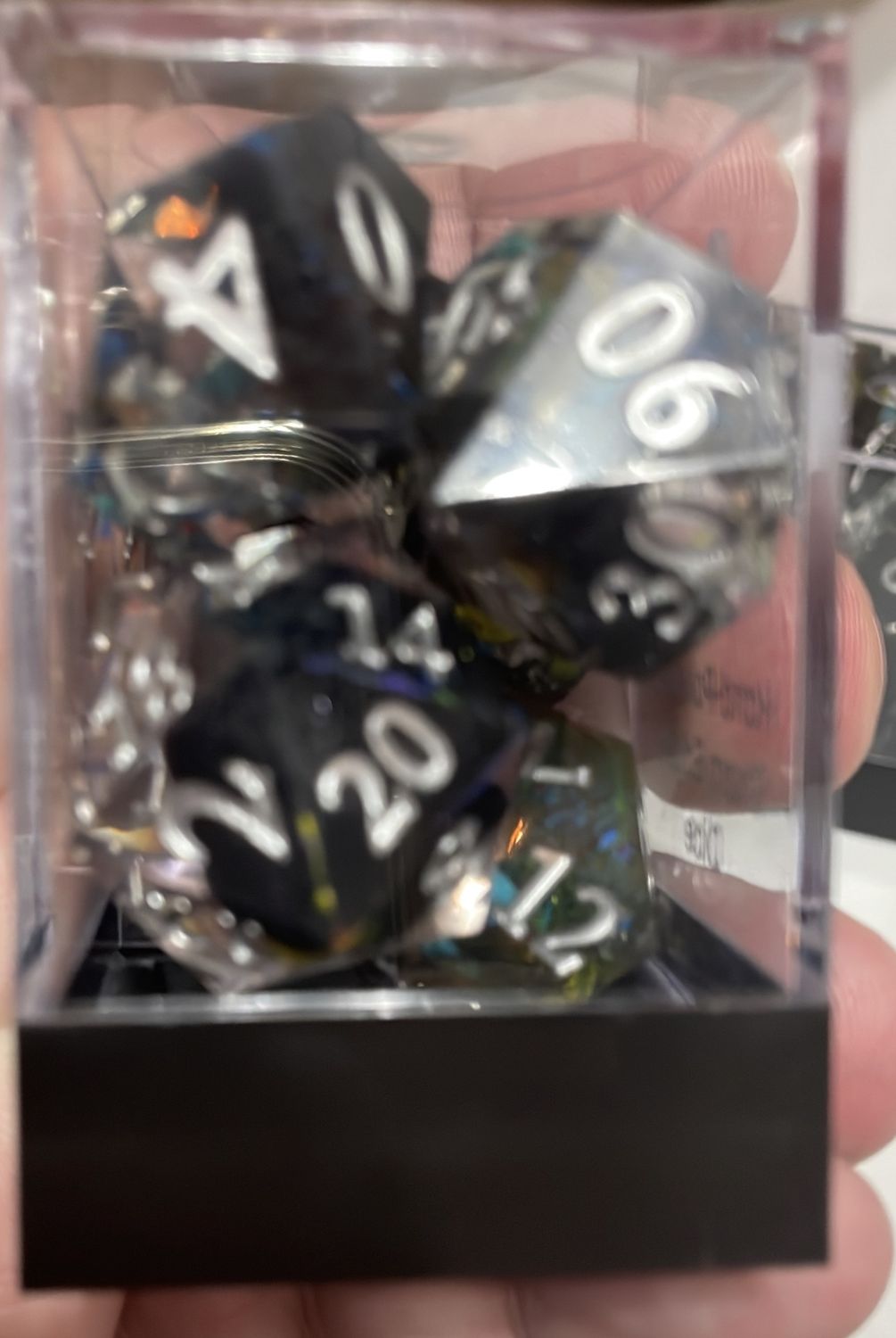 Sharp Edge Resin RPG Dice Set - Steve the SCUBA Diver