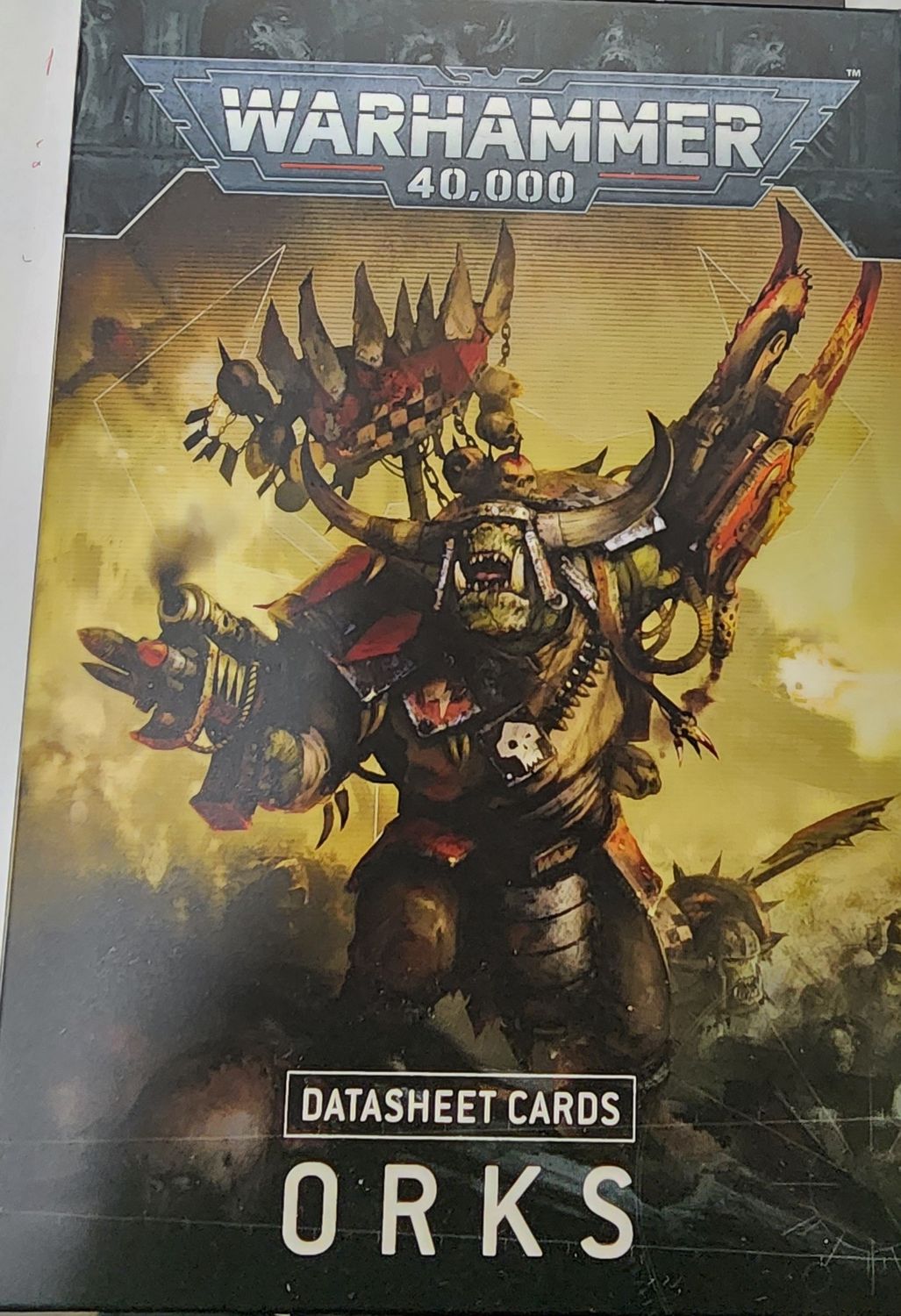 WHARHAMMER 40K ORKS DATASHEETS