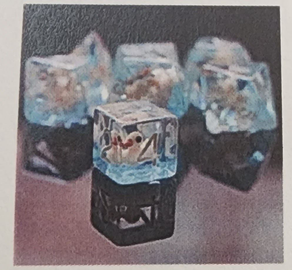 PINK DUCK DICE SET