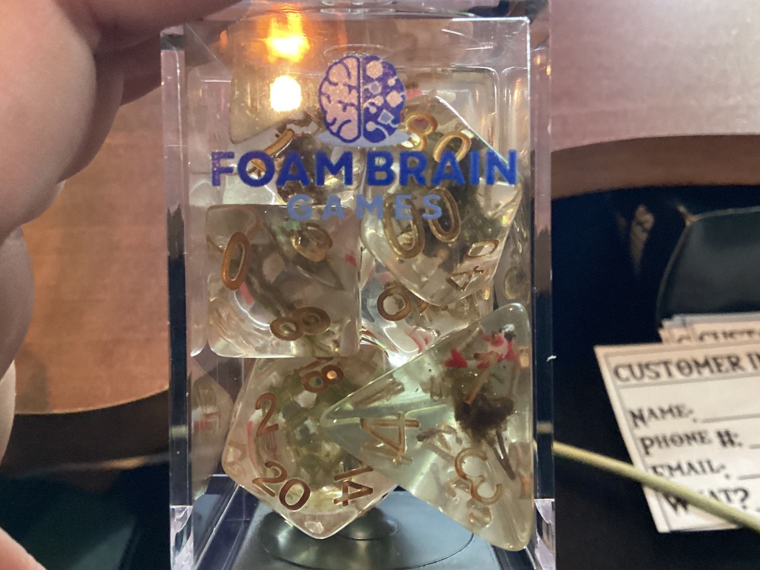 Red Koi Fish Dice