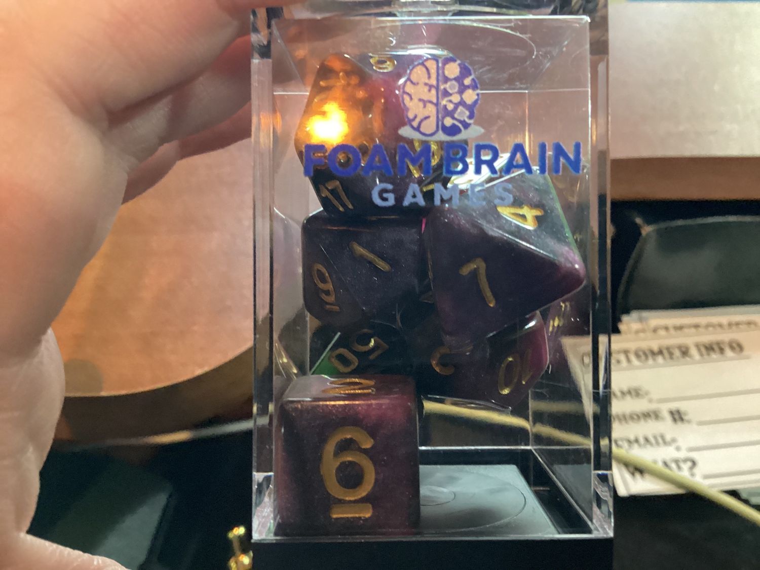 Scorpio Dice Set