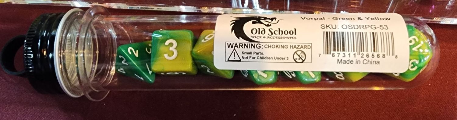 O.S.D. VORPAL GREEN &amp; YELLOW
