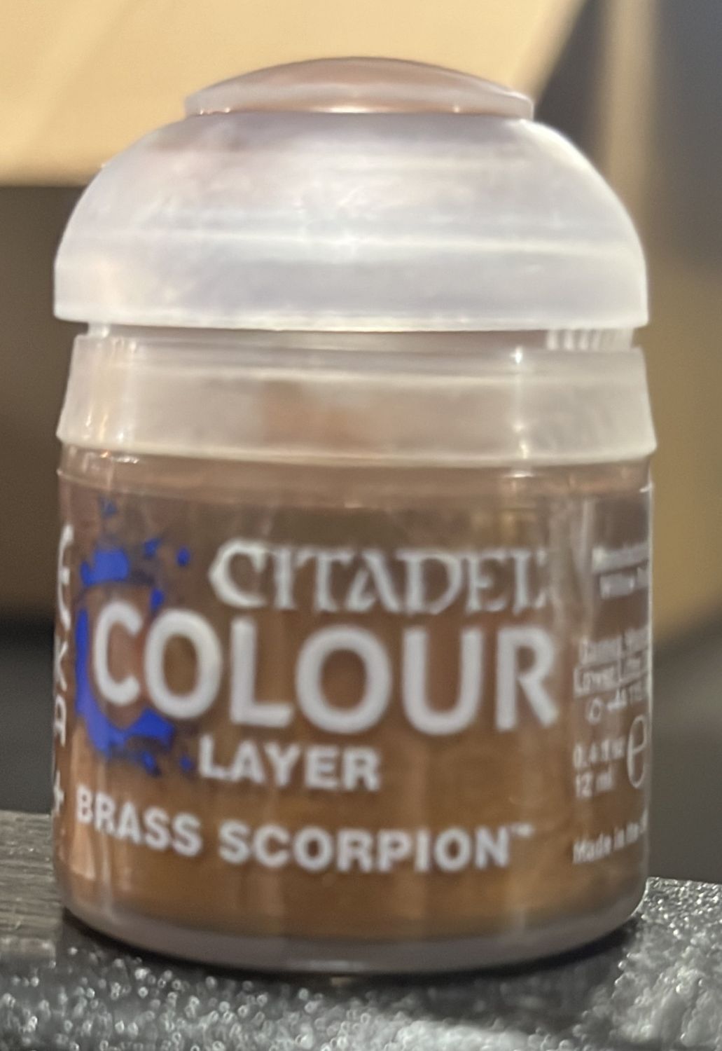CITADEL COLOUR LAYER: BRASS SCORPION