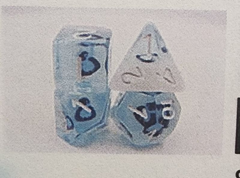 FROZEN PENGUIN RPG DICE SET