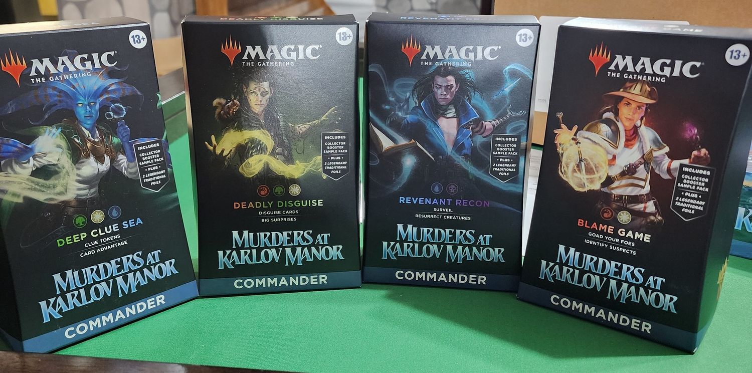 MTG MURDERS AT KARLOV MANOR COMMANDER DECK