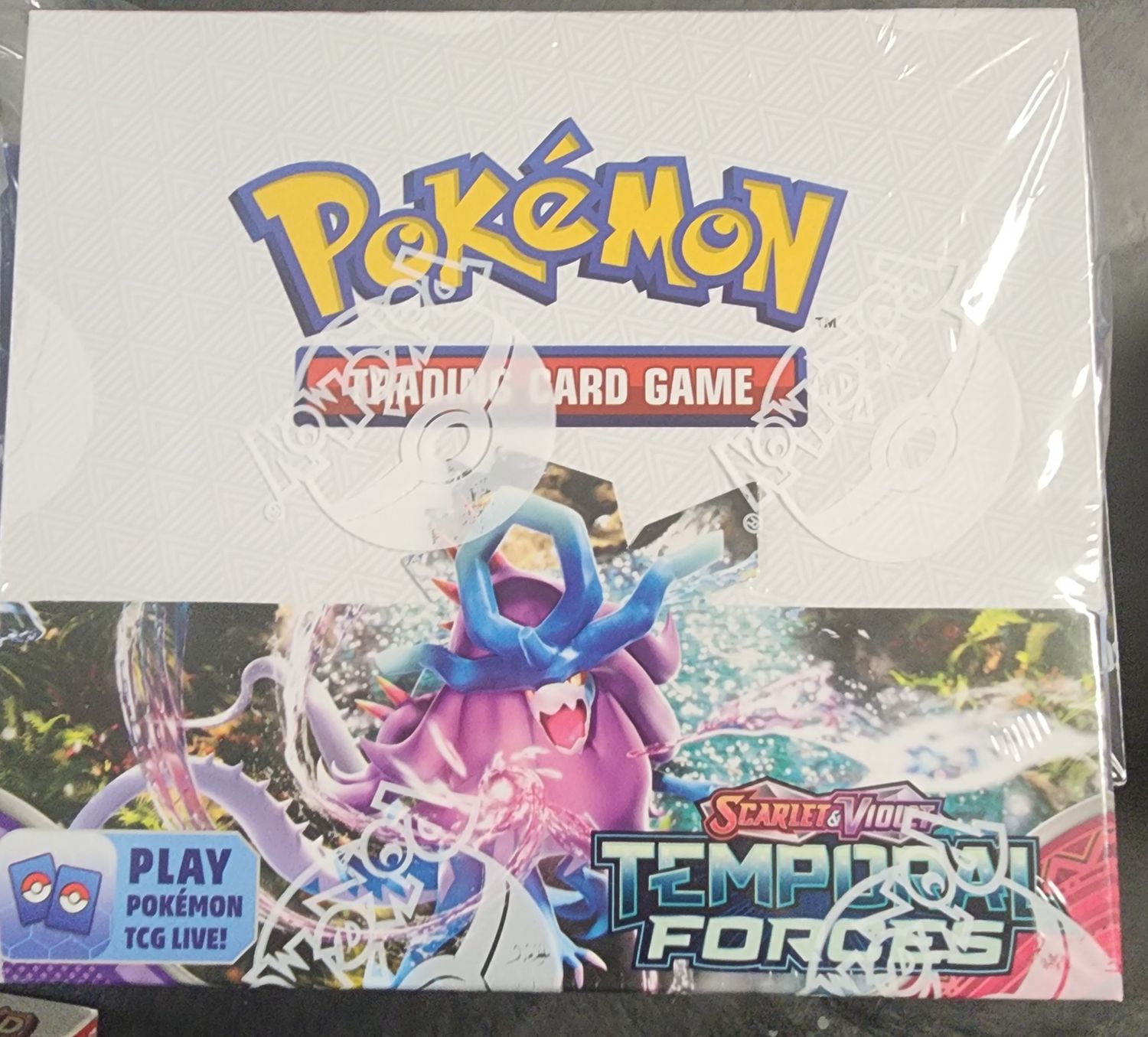 POKEMON SCARLET &amp; VIOLET TEMPORAL FORCES BOOSTER BOX