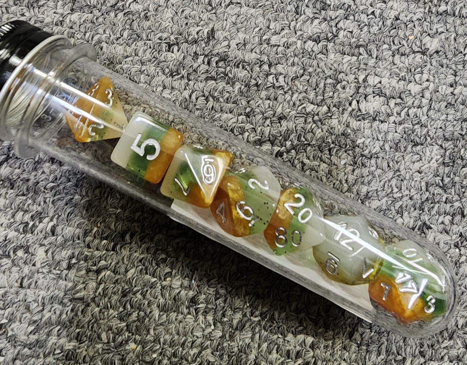 Old School Kiwi Fruit Dice