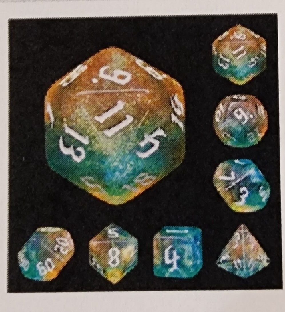 TRANQUIL WORLD RPG DICE SET