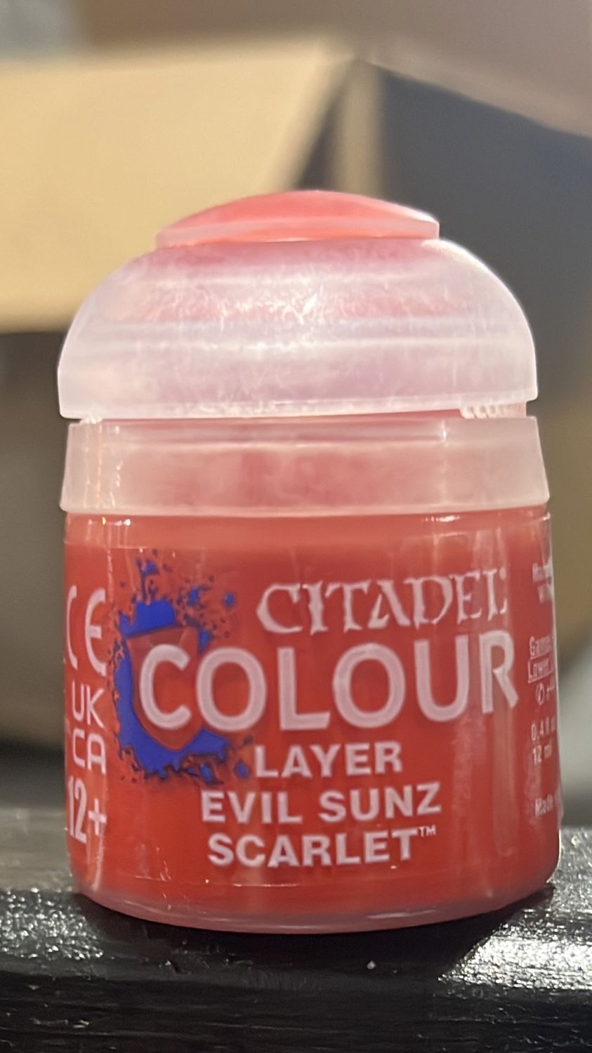 CITADEL COLOUR LAYER: EVIL SUNZ SCARLET