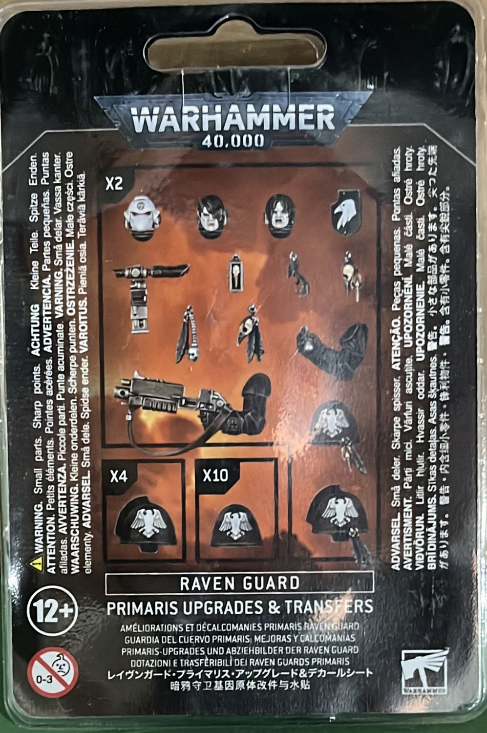 Warhammer 40K: Raven Guard Primaris Upgrades &amp; Transfers