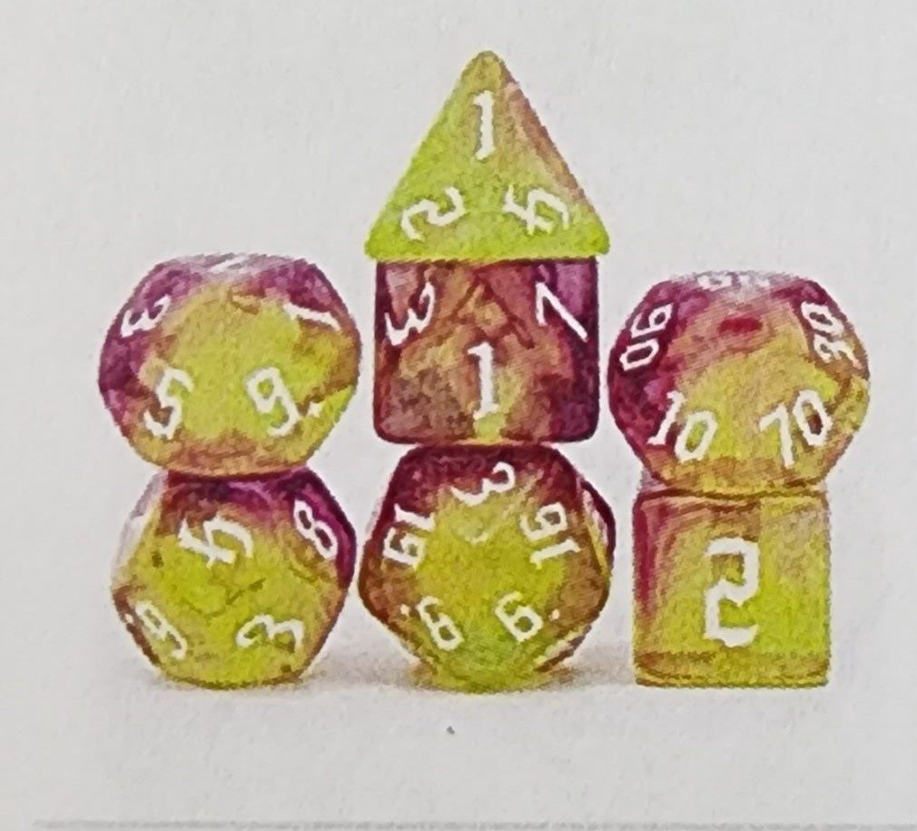 TWILIGHT ELEMENTAL RPG DICE SET
