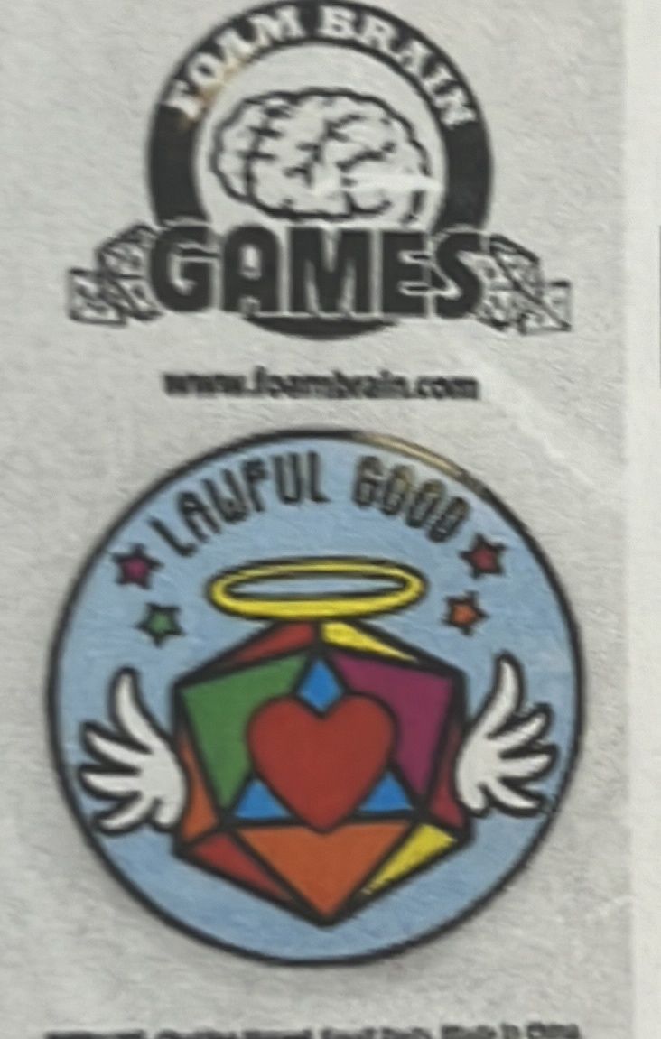 Alignment Pin Rainbow Lawful Good