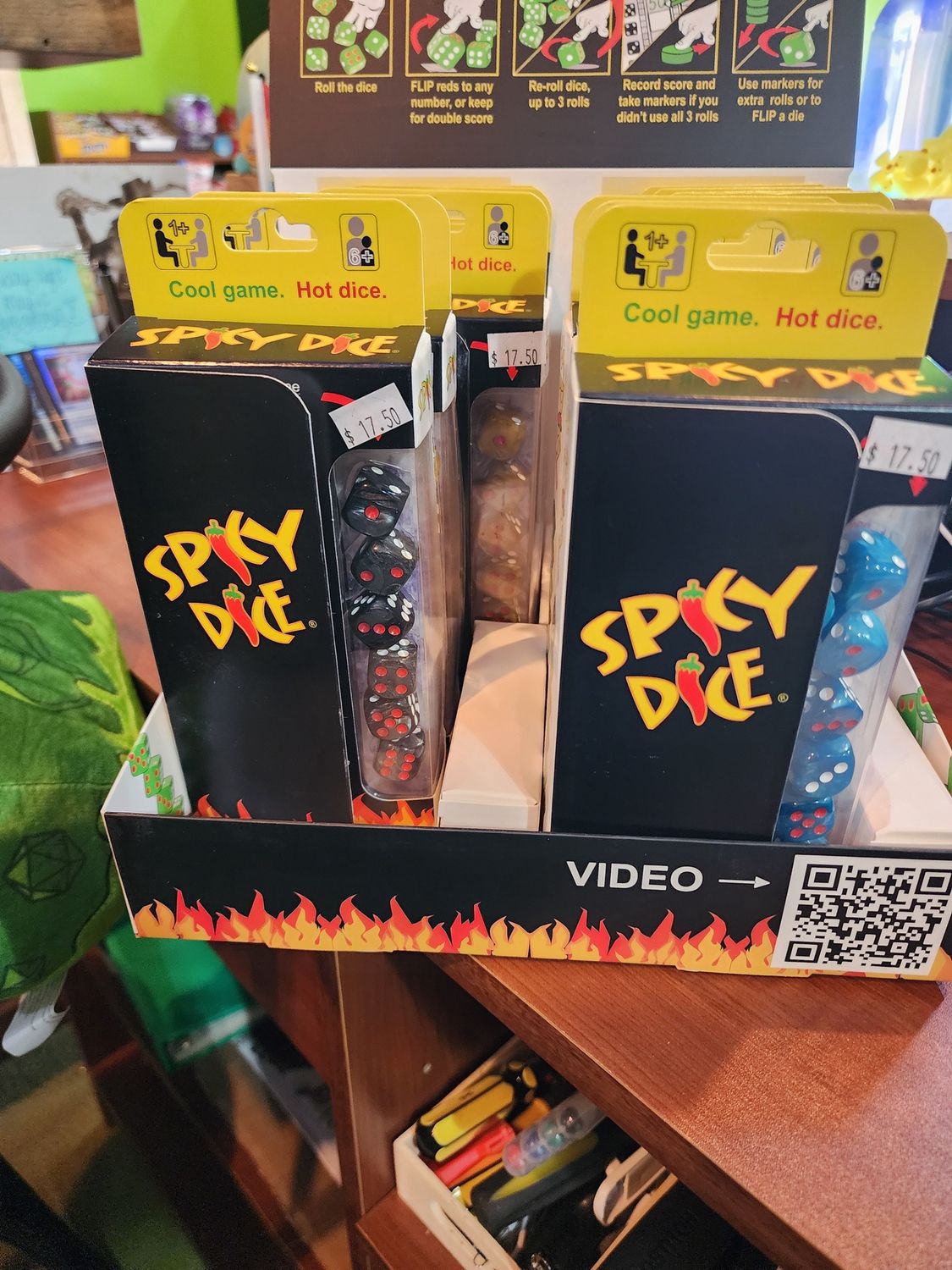 Spicy dice