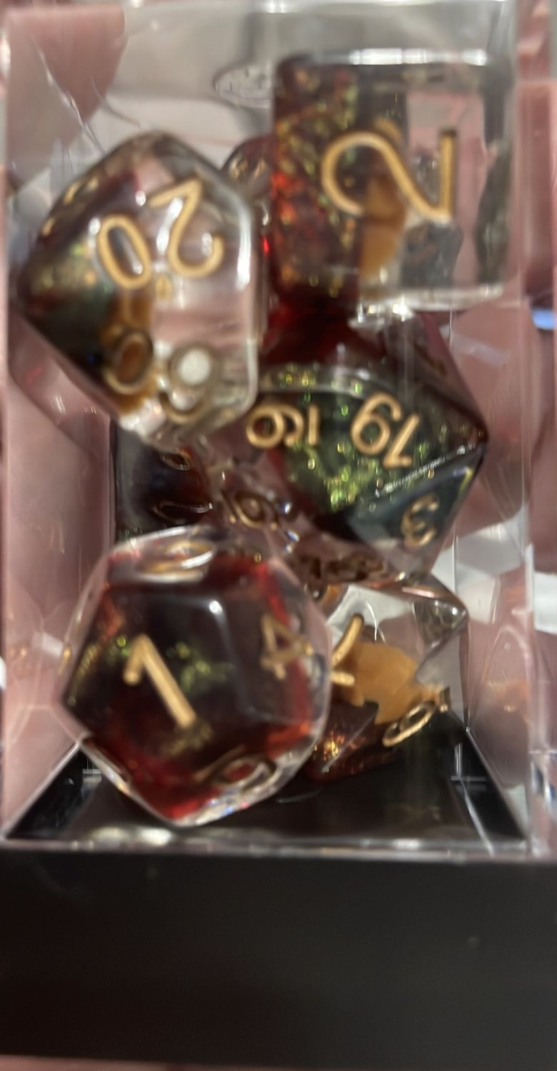 Dragon Mask RPG Dice Set