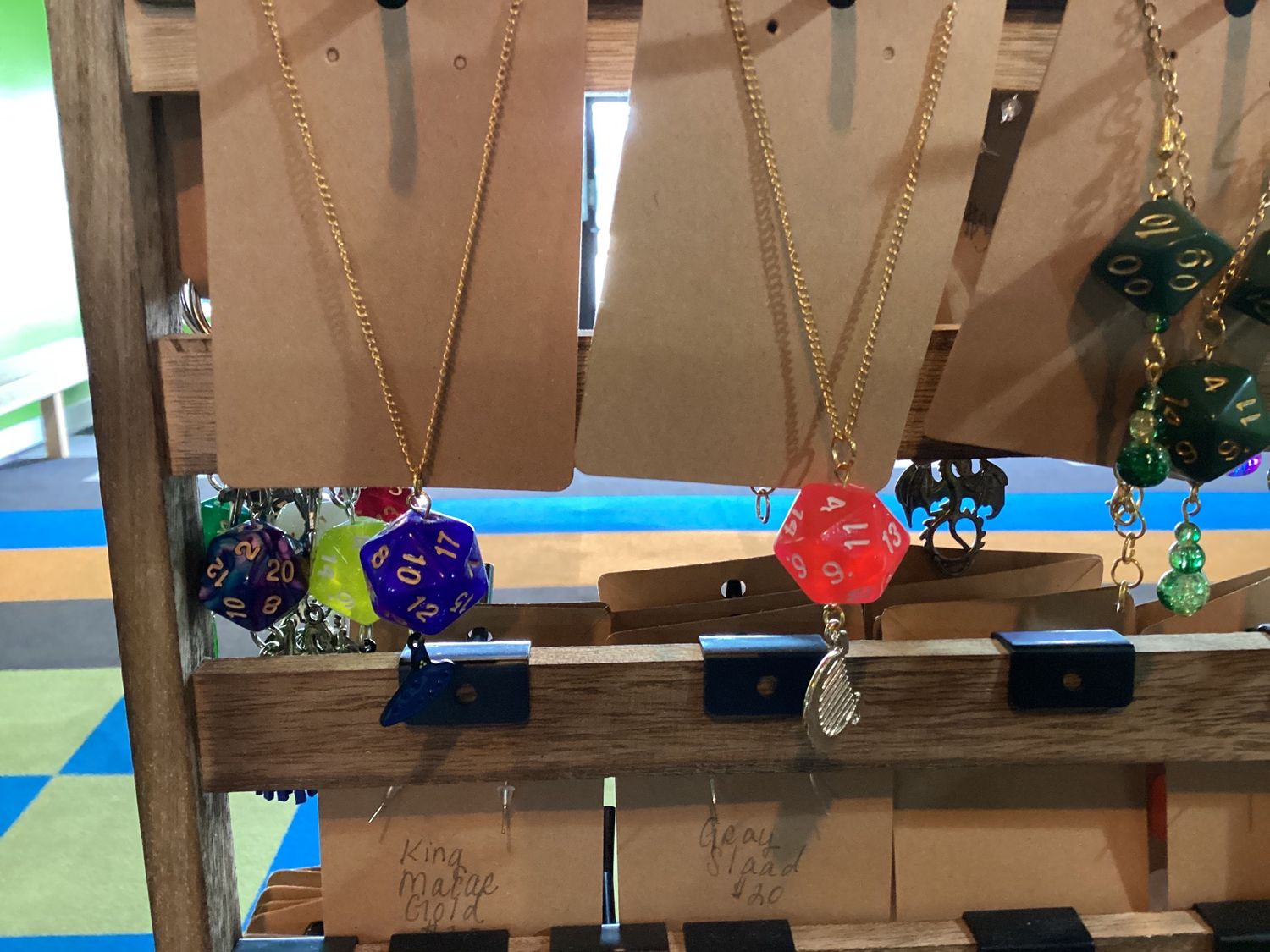Zelda Dice Necklace