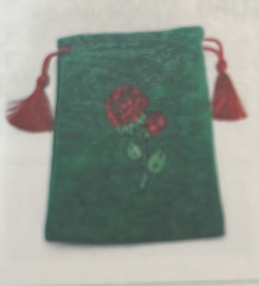 Dice Rose Dice Bag