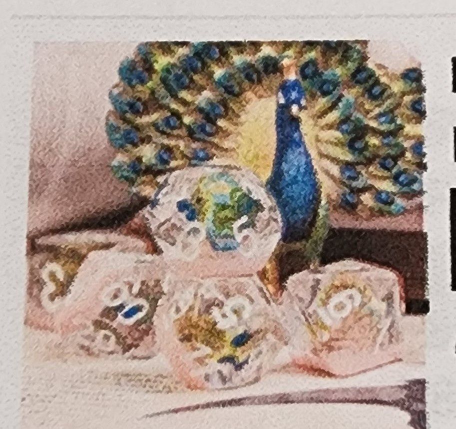 PEACOCK RPG DICE SET