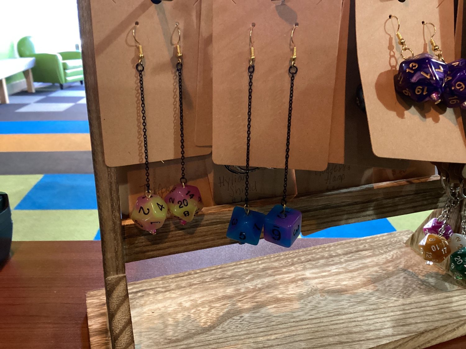 Dice Drop Earrings
