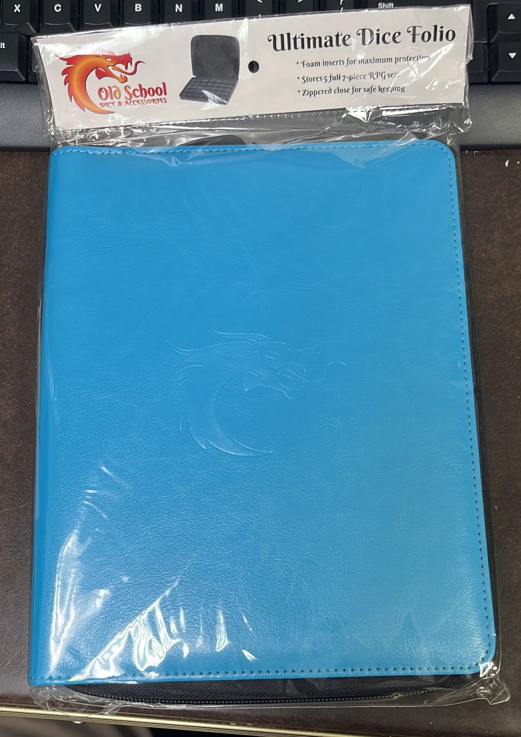 Old School Dice Dice Folio - Teal