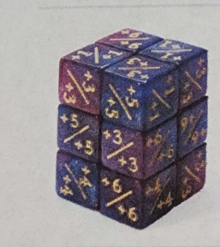 +1/+1 dark blue and purple glitter counters for magic