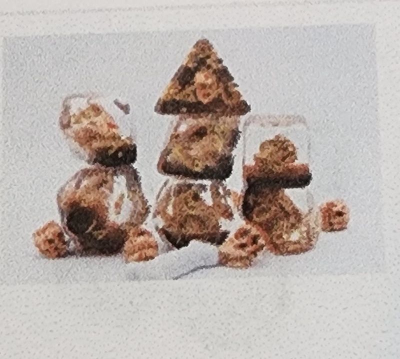 Dino fossil rpg dice set