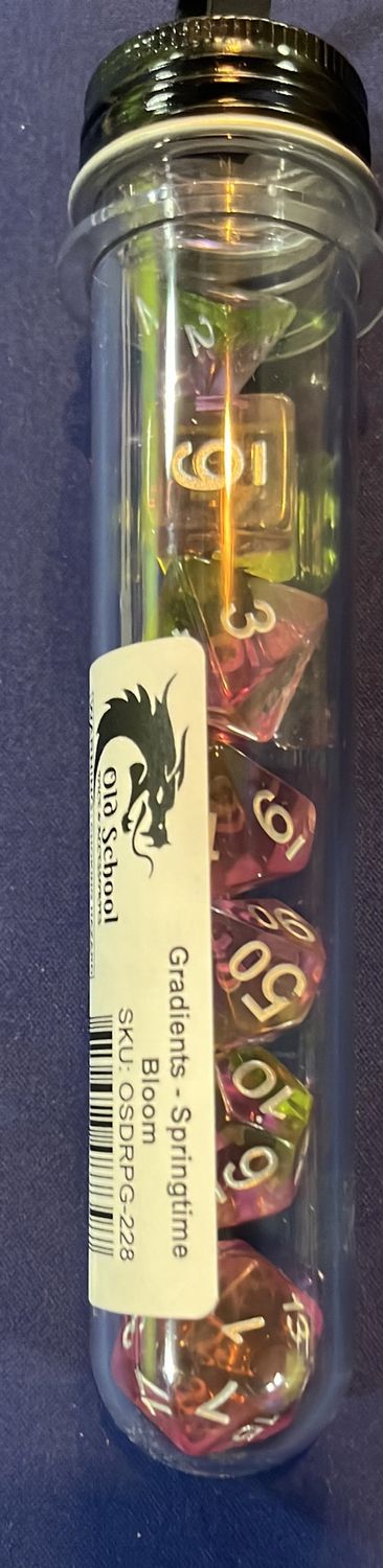 Old School Dice Gradients - Springtime Bloom