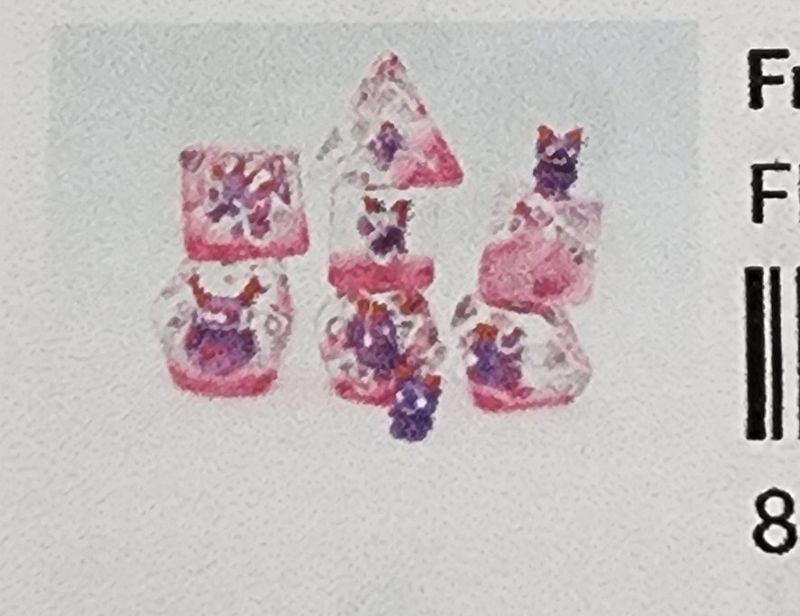Friendly fiend rpg dice set