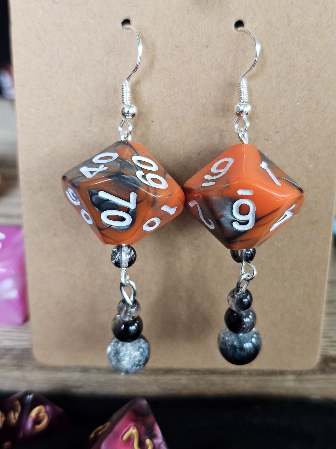 Smoke And Fire Earrings