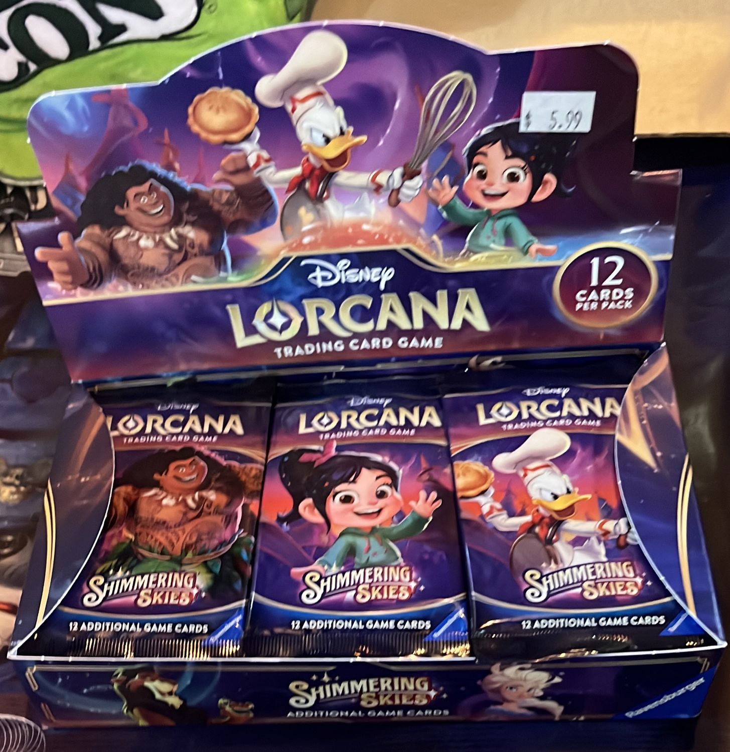 Lorcana Shimmering Skies Booster pack
