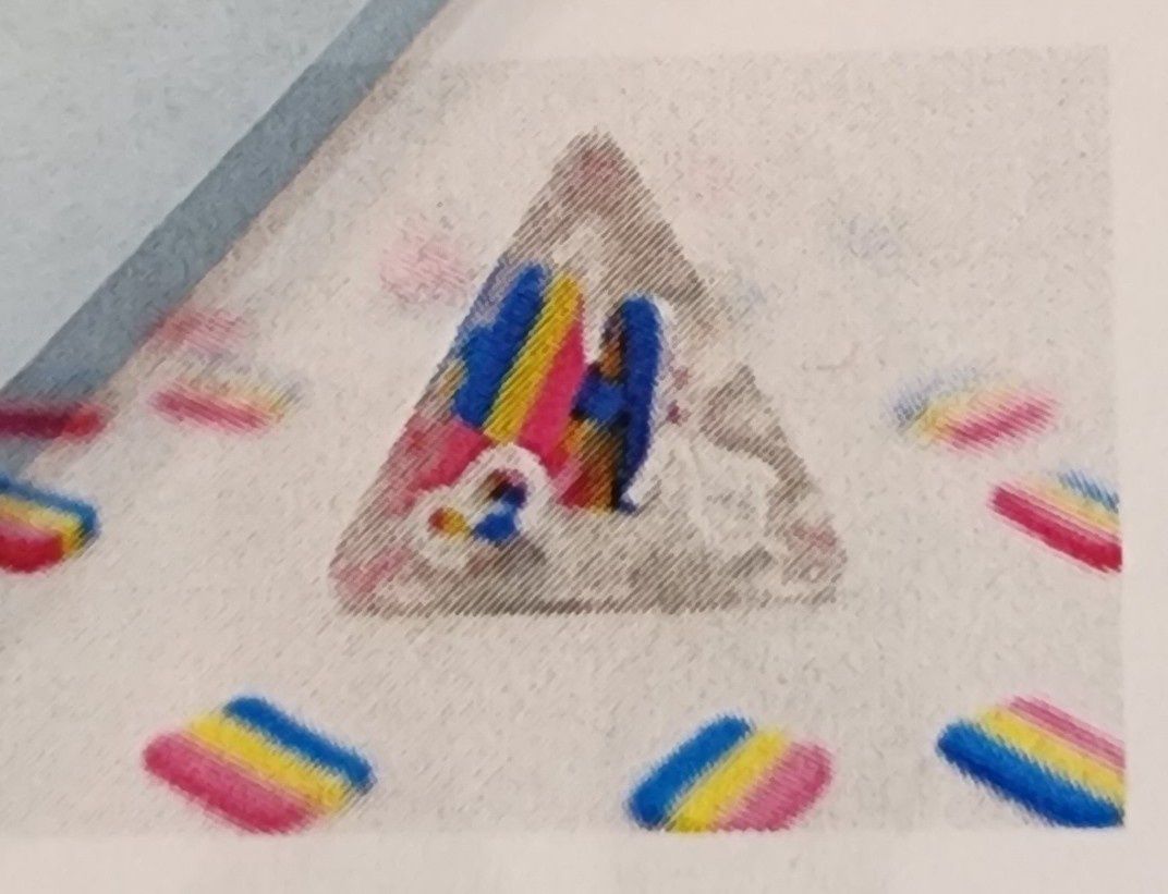 Pansexual flagrpg dice set