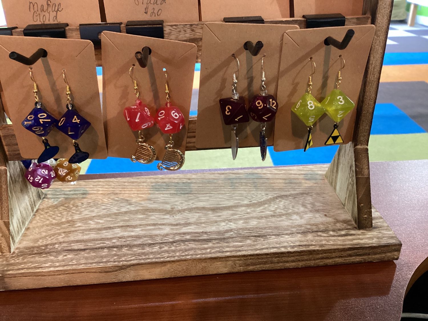 Zelda Dice Earrings
