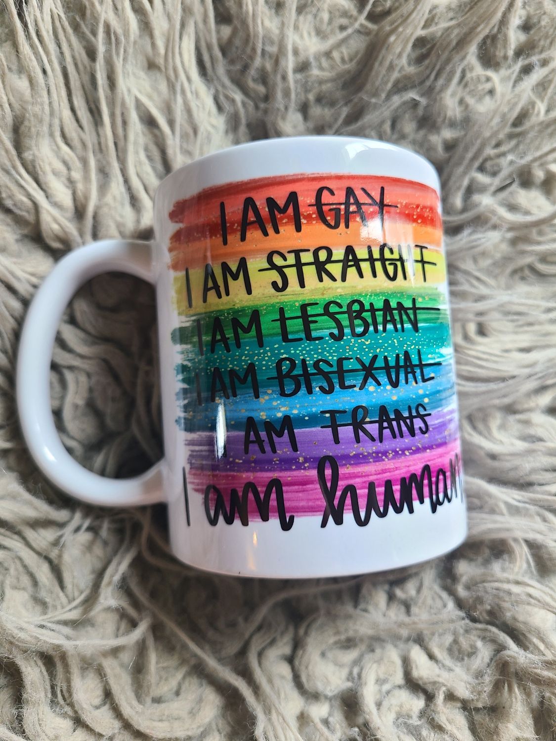 I Am Human Mug