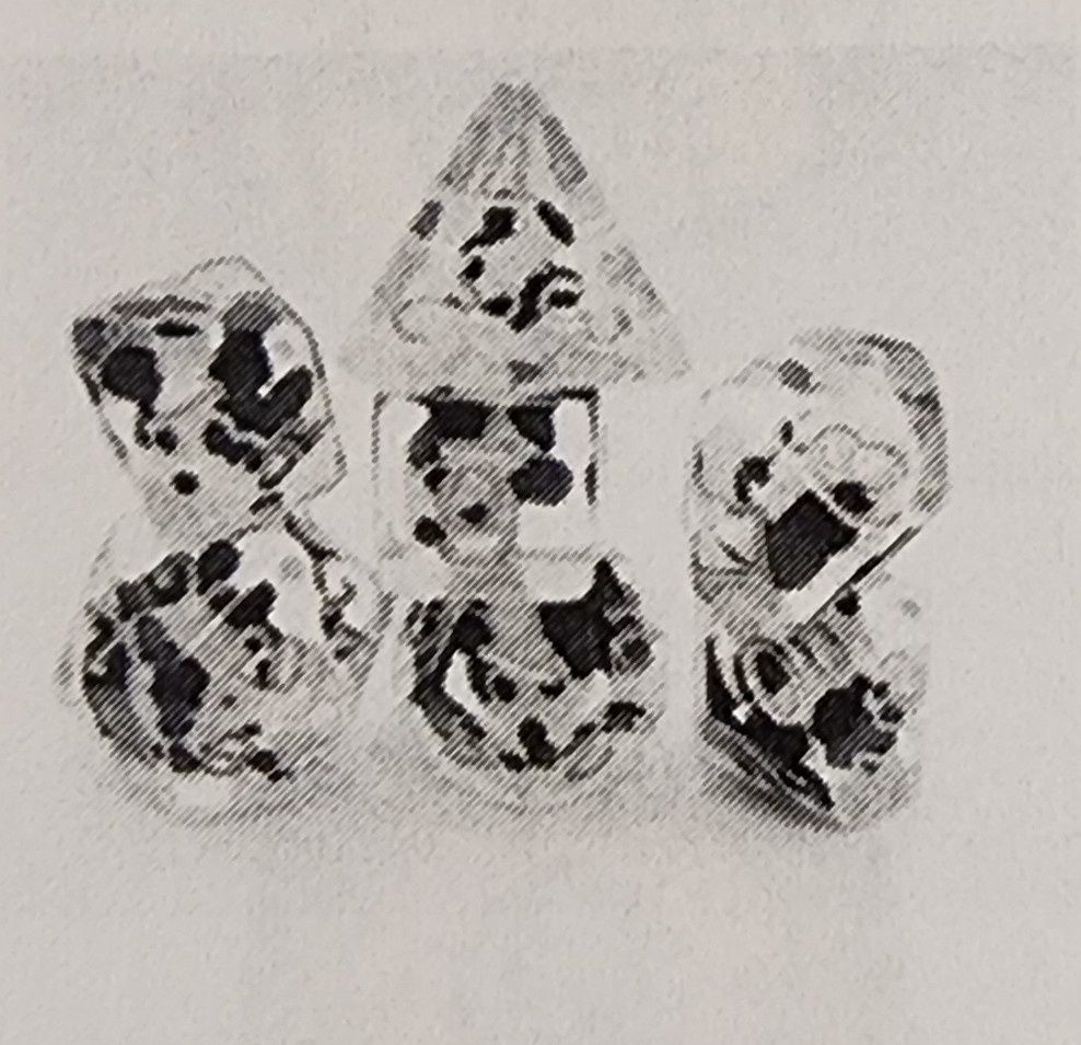 DICE BOAT WILLIE MICKEY RPG DICE SET