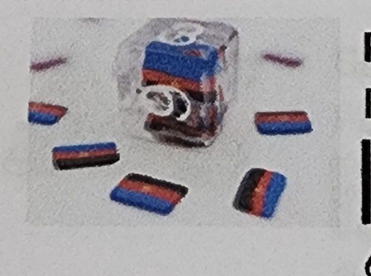 Polyamorous flag rpg dice set