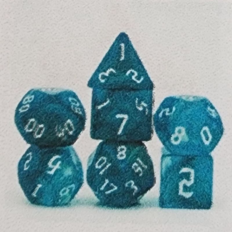 OCEAN ELEMENTAL RPG DICE SET