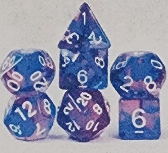 Crystal Dream rpg dice set