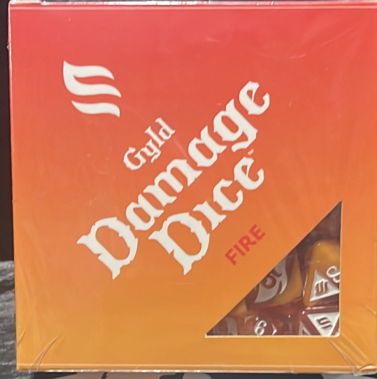 FIRE DAMAGE DICE SET