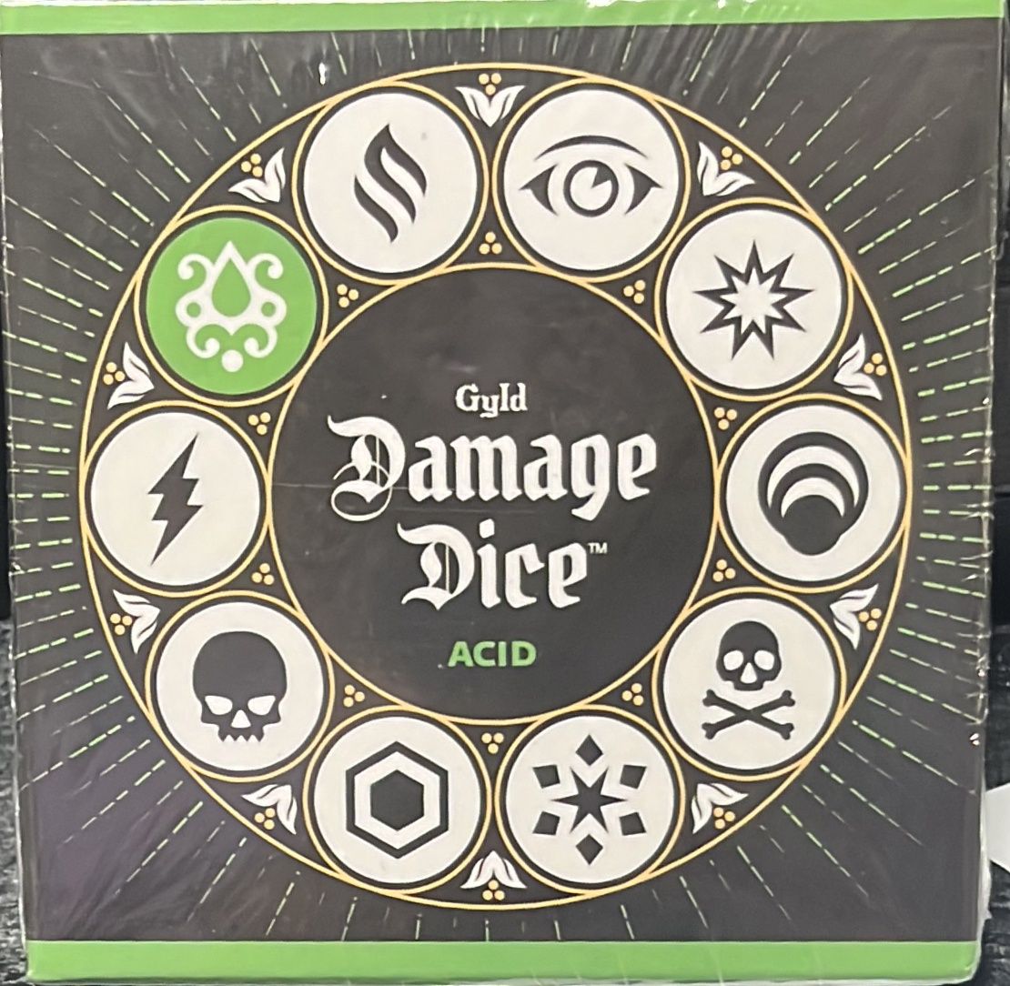 ACID DAMAGE DICE SET