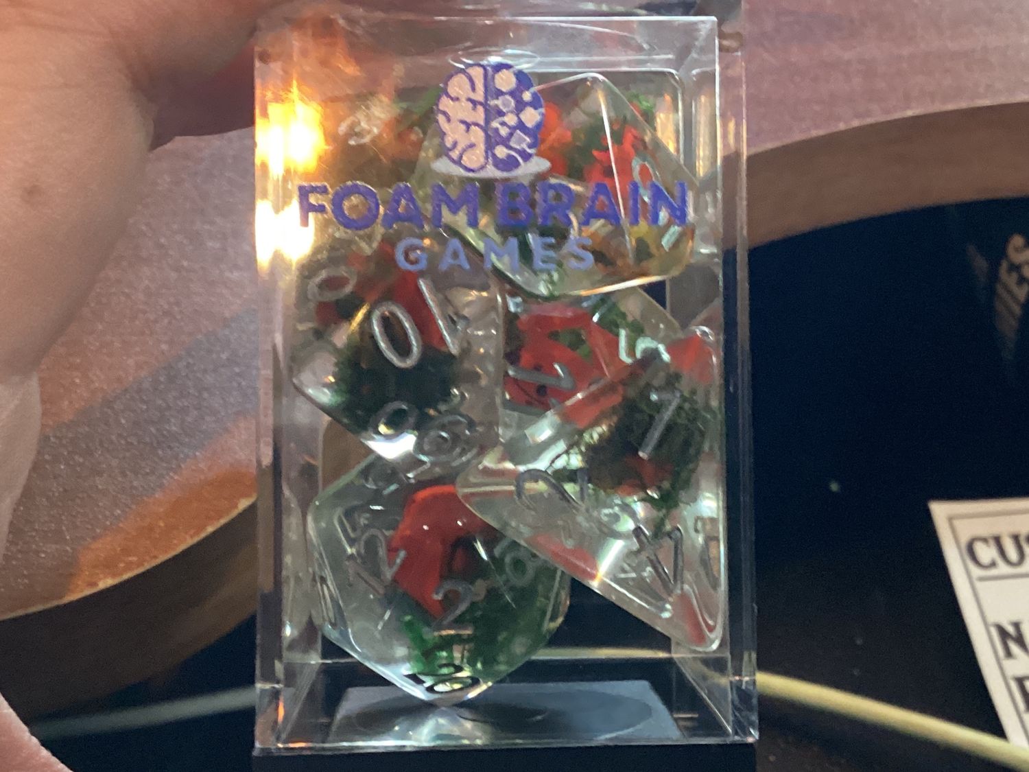 Red Ladybug Dice