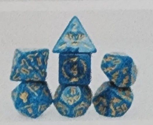 Drakes flight rpg dice cobalt