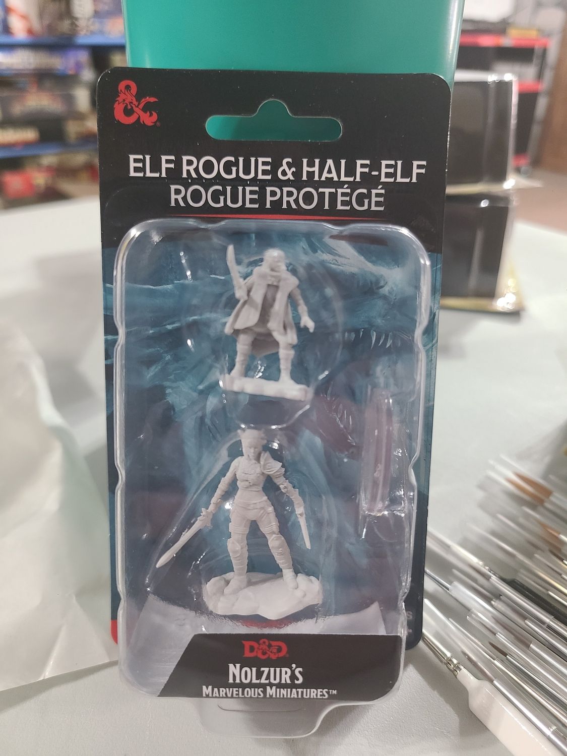 Elf Rogue &amp; Half-Elf Rogue Protégé Mini