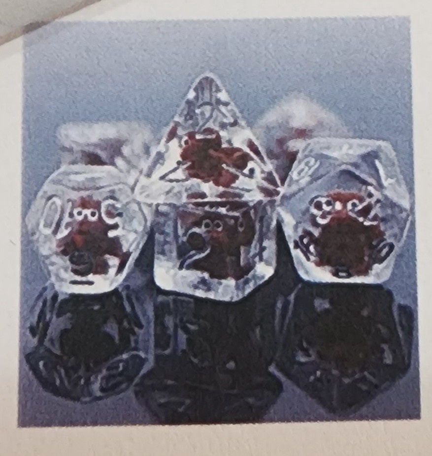 Fluffy Puppy Dice Set