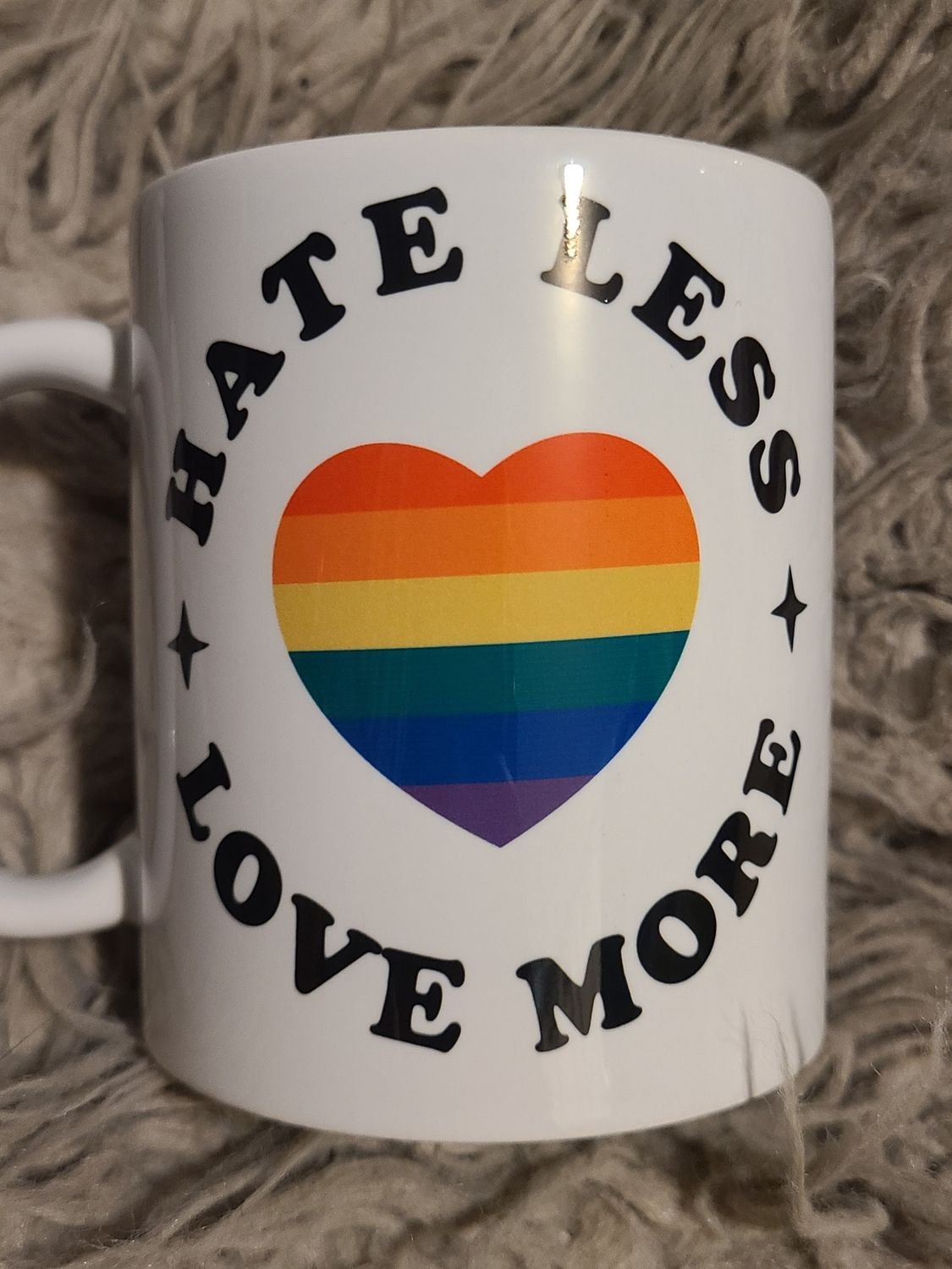 Hate Less Mug