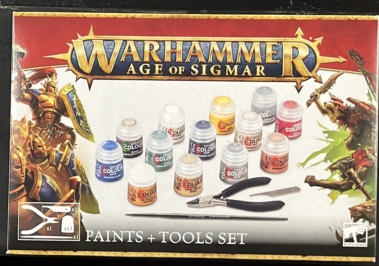 Age of Sigmar: Paint and Tools Set