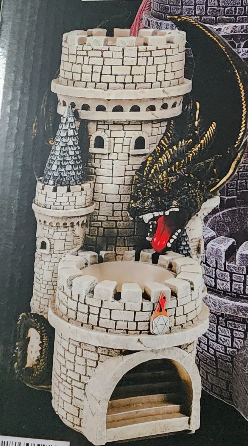 DRAGONS KEEP DICE TOWER BLACK